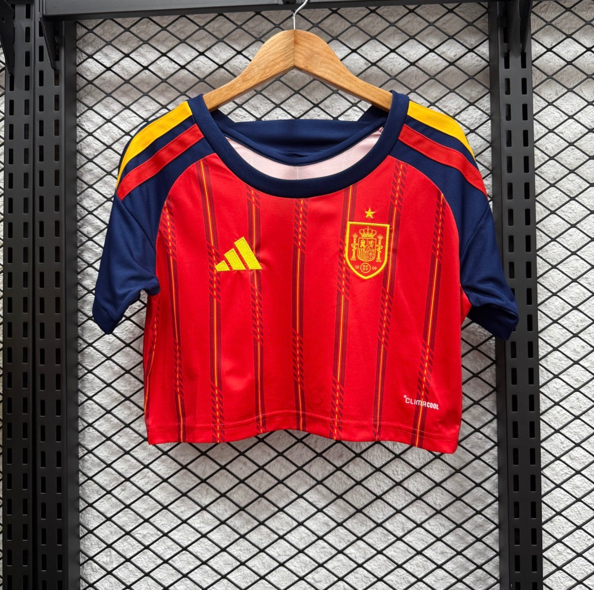 Crop Top Espagne Femme 2026 🇪🇸 domicile