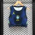 Crop Top Brésil Extérieur Femme 2026 🇧🇷