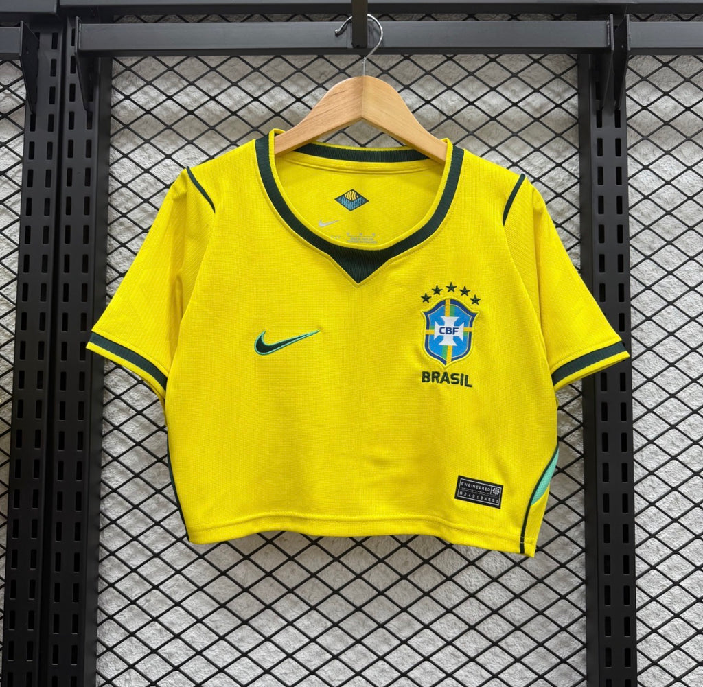 Crop Top Brésil Femme 2026 🇧🇷